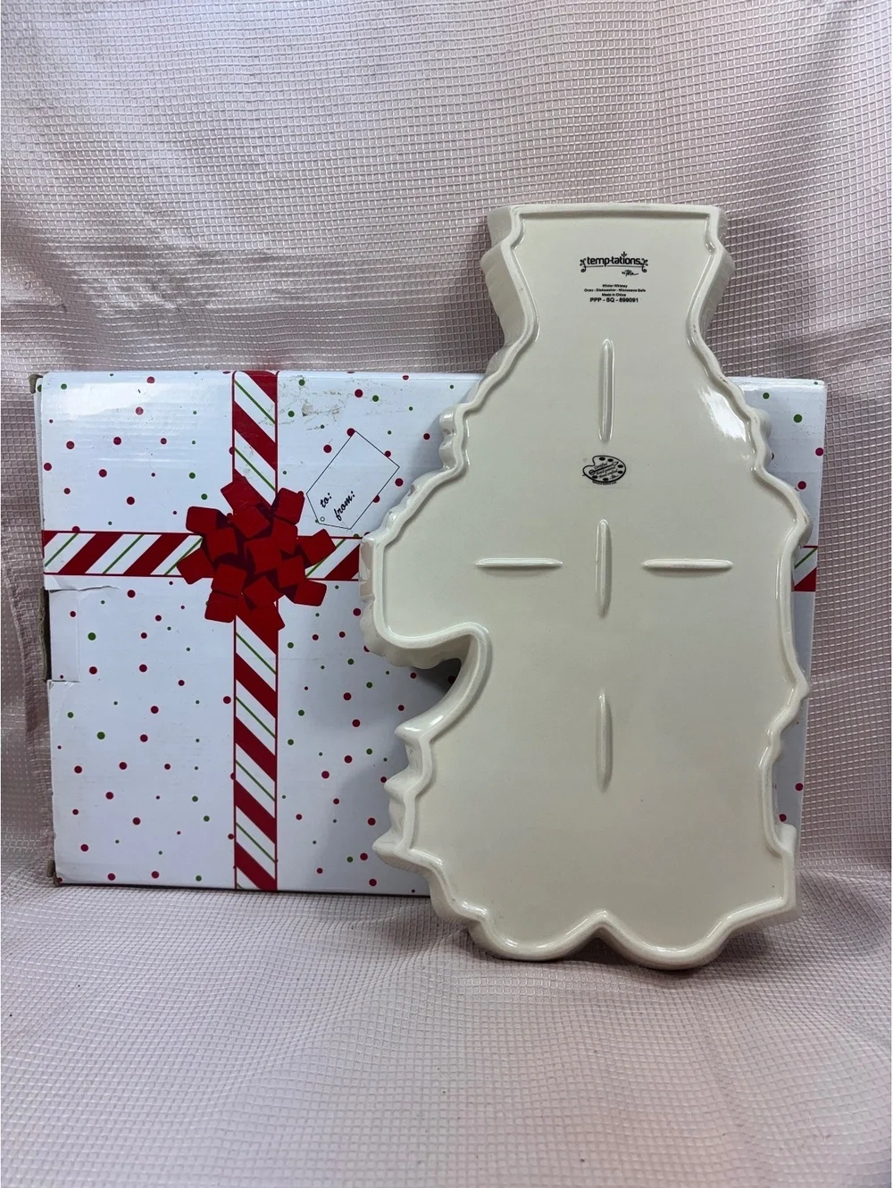 Temp-tations by Tara Winter Whimsy Nutcracker Serving Dish with gift box